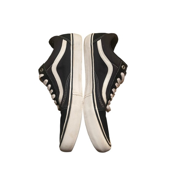 Vans Old Skool Black and White Low-Top Sneakers ❤️ SZ 12 - Picture 4 of 9